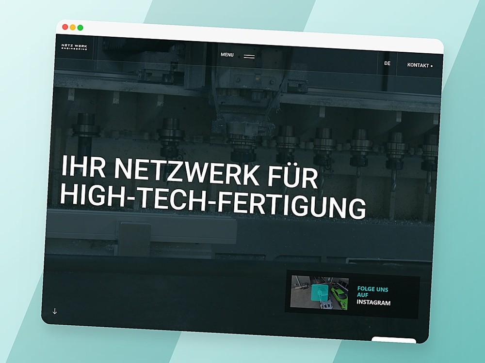 Webdesign-Referenz aus dem Portfolio von Delusion