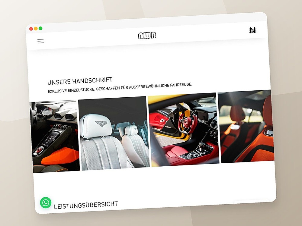 Webdesign-Referenz aus dem Portfolio von Delusion